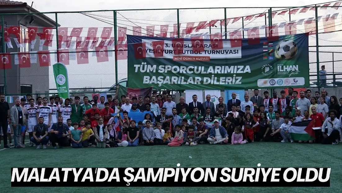 3. Uluslararası Yeşilyurt Futbol Turnuvası sona erdi