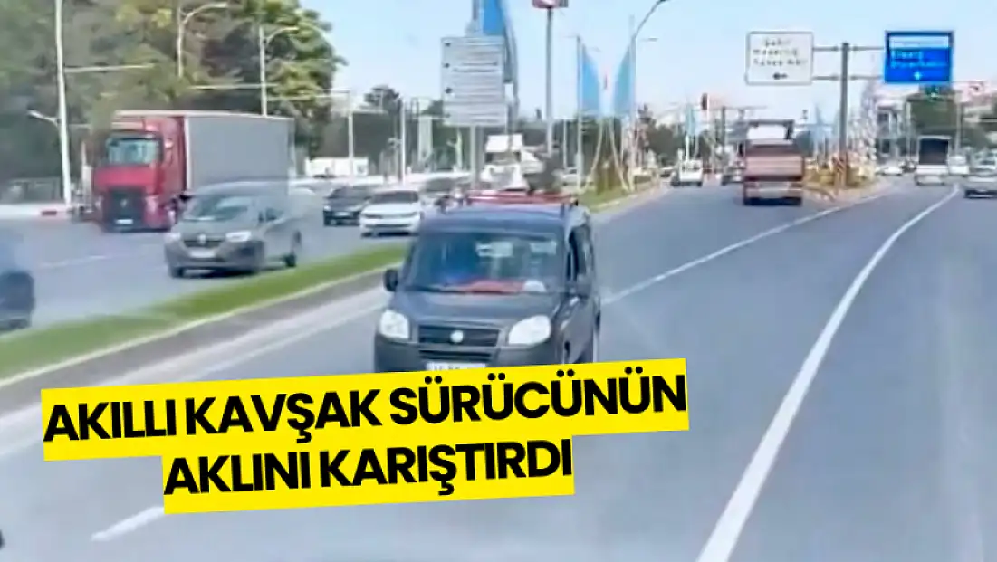 Akıllı kavşak sürücünün aklını karıştırdı