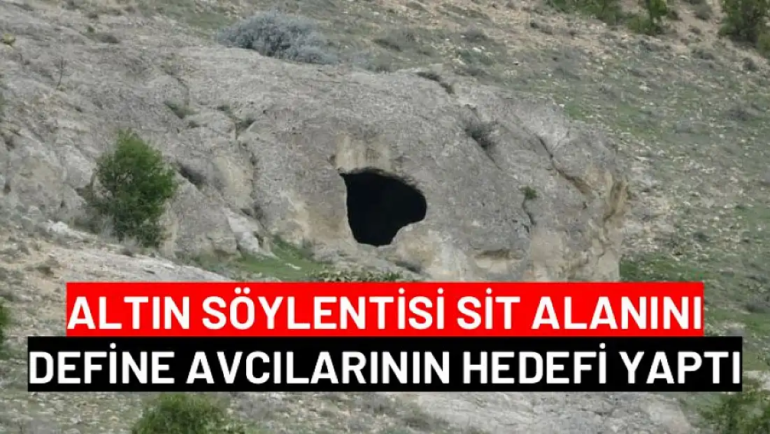 Altın söylentisi sit alanını define avcılarının hedefi yaptı