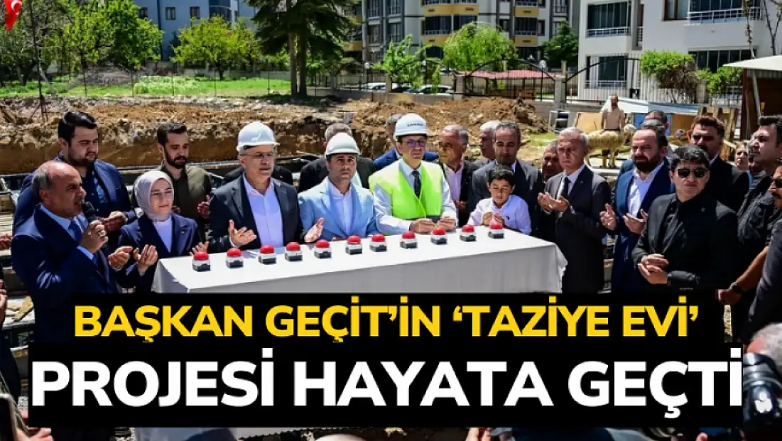 Başkan Geçit'in 'Taziye Evi' projesi hayata geçti