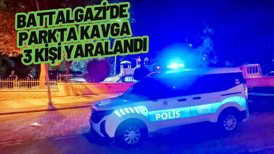 Battalgazi’de parkta kavga: 3 kişi yaralandı