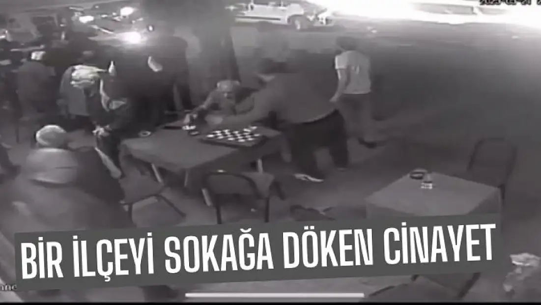 Bir ilçeyi sokağa döken cinayet