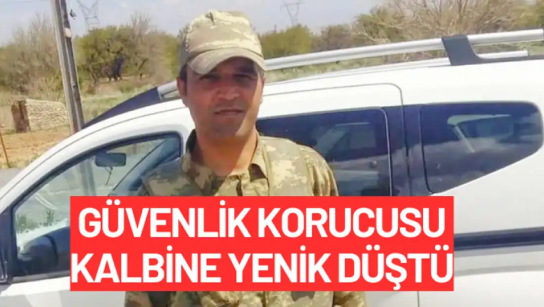 Güvenlik Korucusu Kalbine Yenik Düştü