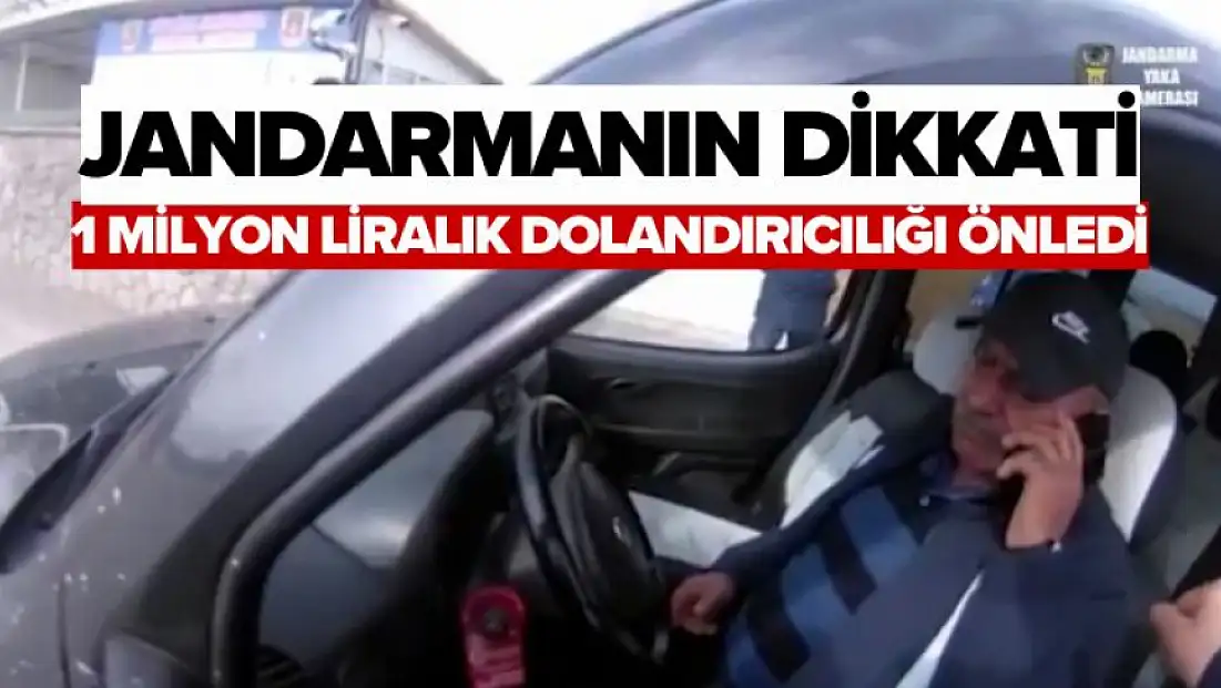 Jandarmanın Dikkati 1 Milyon Liralık Dolandırıcılığı Önledi