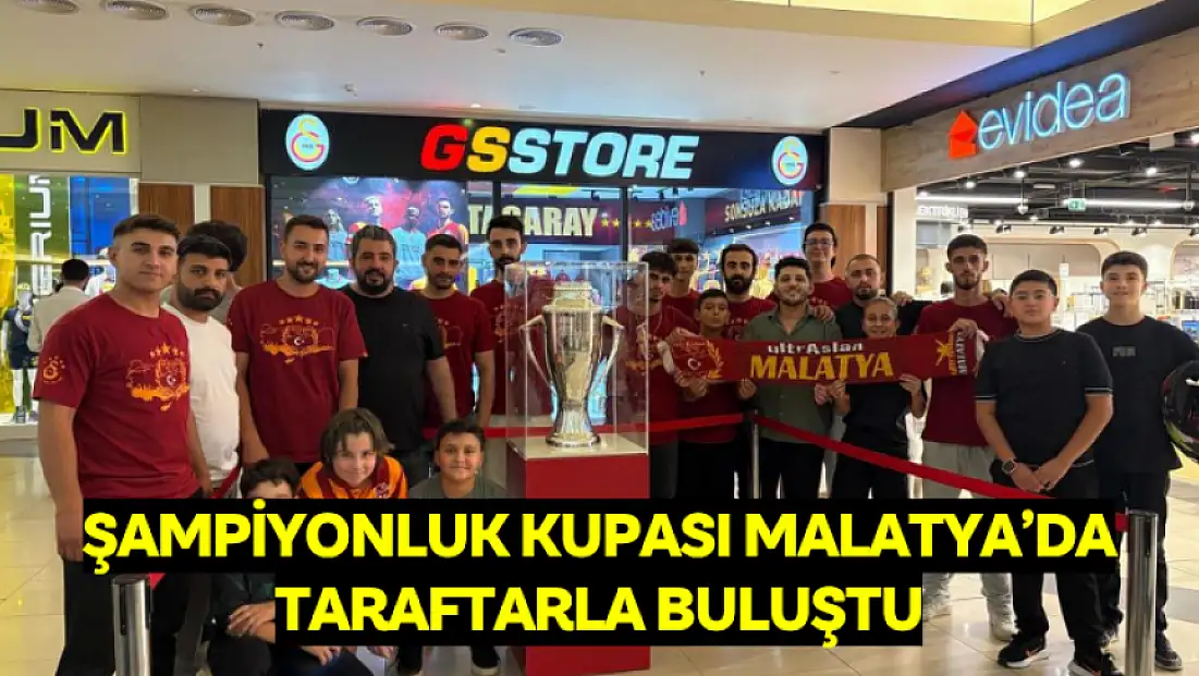 Şampiyonluk kupası Malatya'da taraftarla buluştu