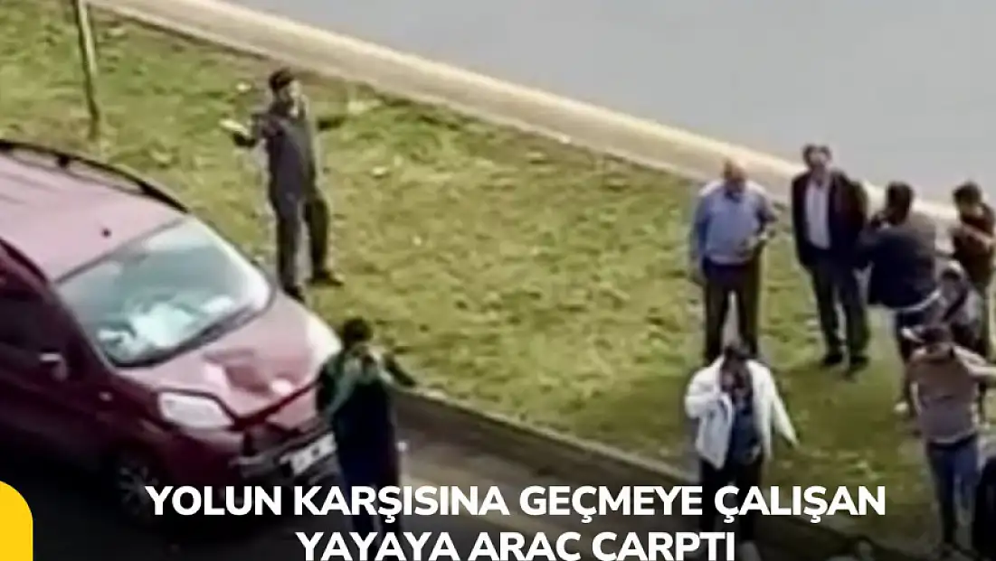 Yolun Karşısına Geçmeye Çalışan Yayaya Araç Çarptı
