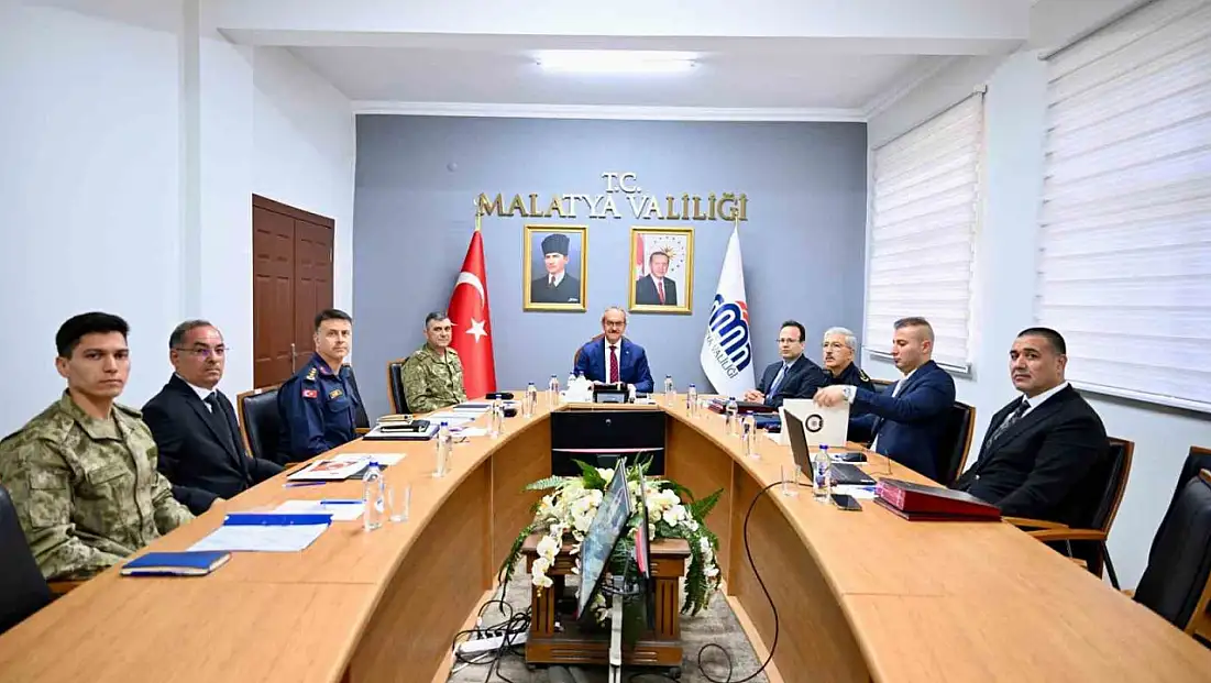 Vali Seddar Yavuz başkanlığında asayiş koordinasyon toplantısı gerçekleştirildi