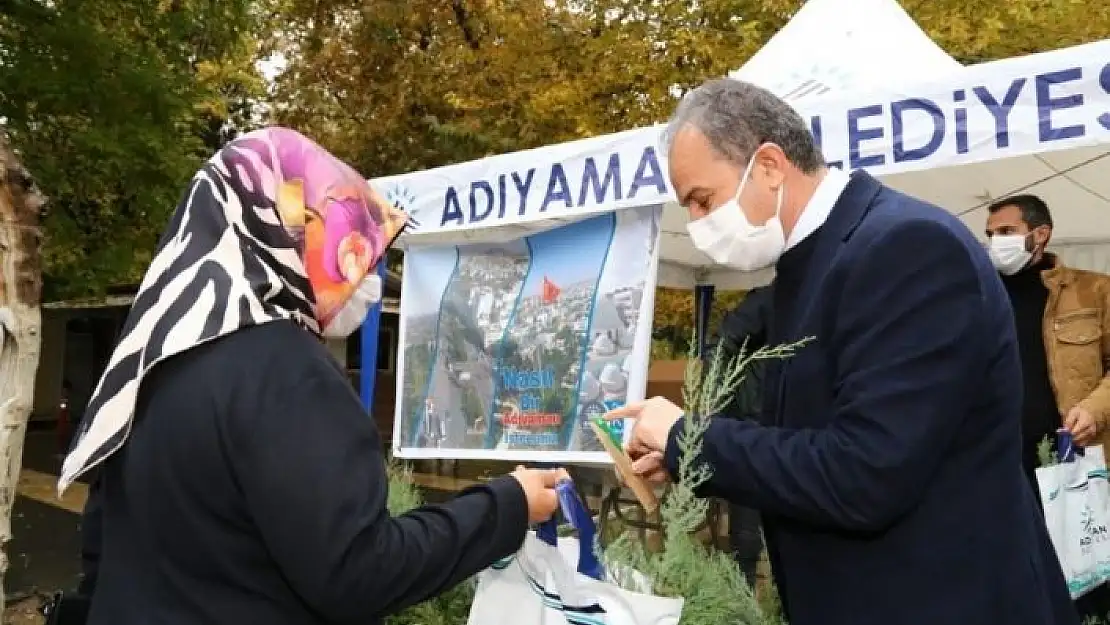 '10 bin tohumlu kalem, bin 954 adet fidan dağıtıldı'