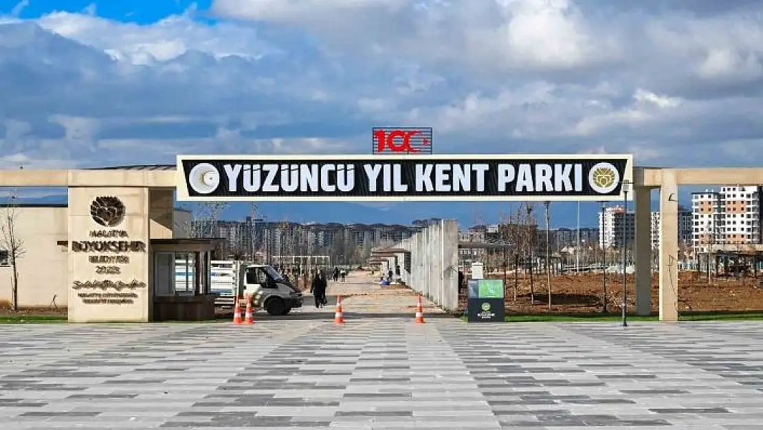 '100. Yıl kent parkında sona doğru'