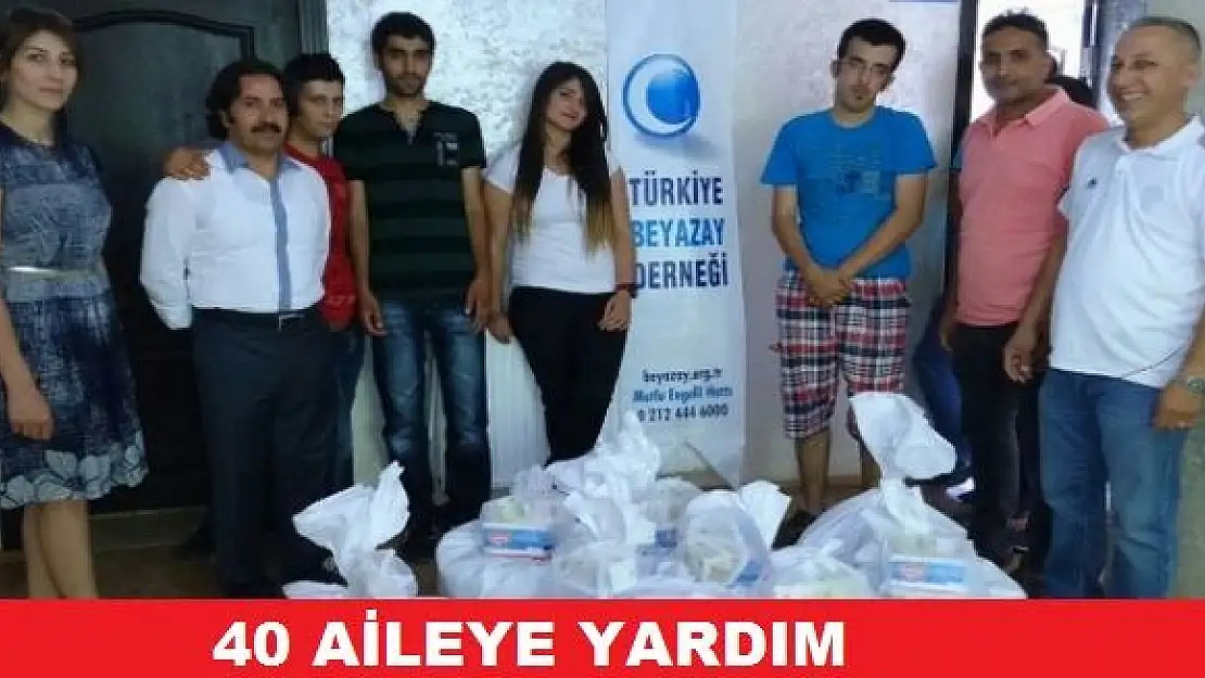 BEYAZAY DERNEĞİ GIDA PAKETİ DAĞITTI