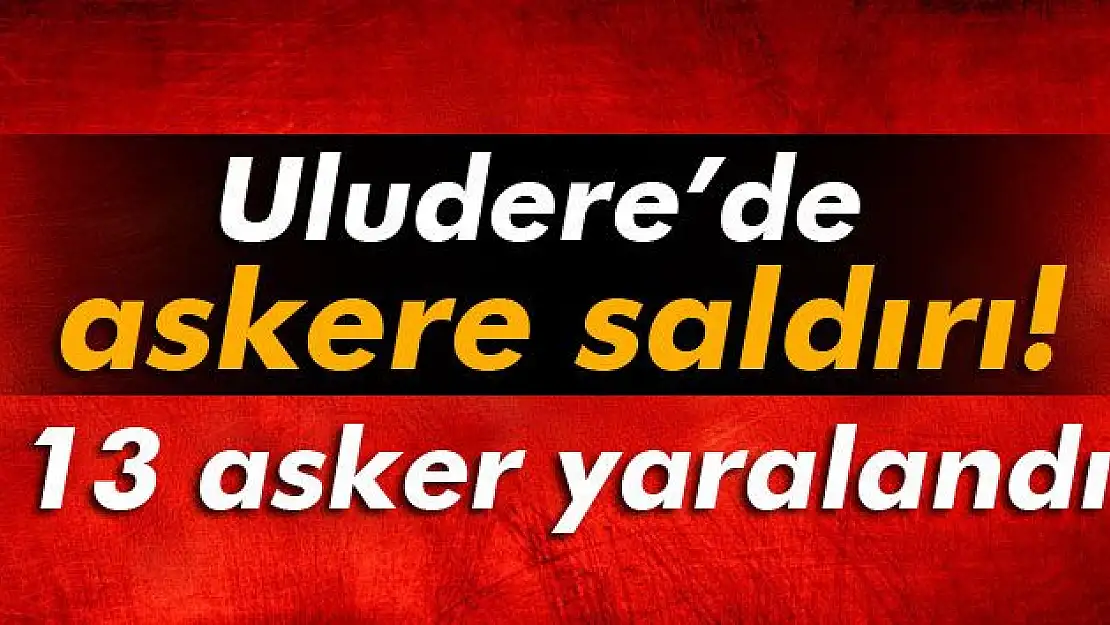 `Uludere´de 13 asker yaralandı´