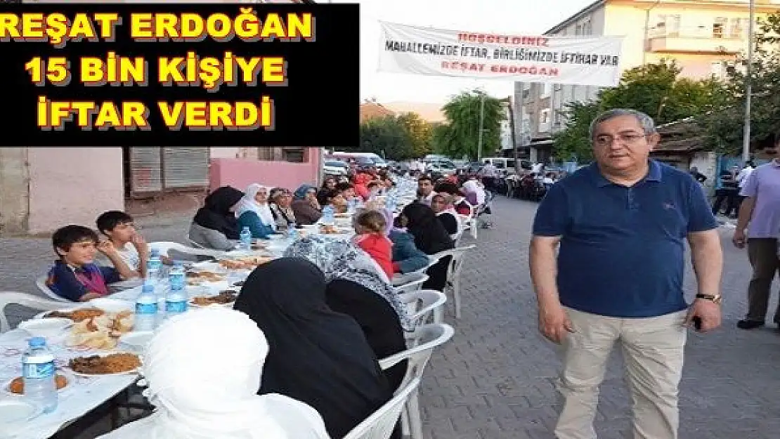 Malatya'da 15 Bin Kişilik Dev Sokak İftarı
