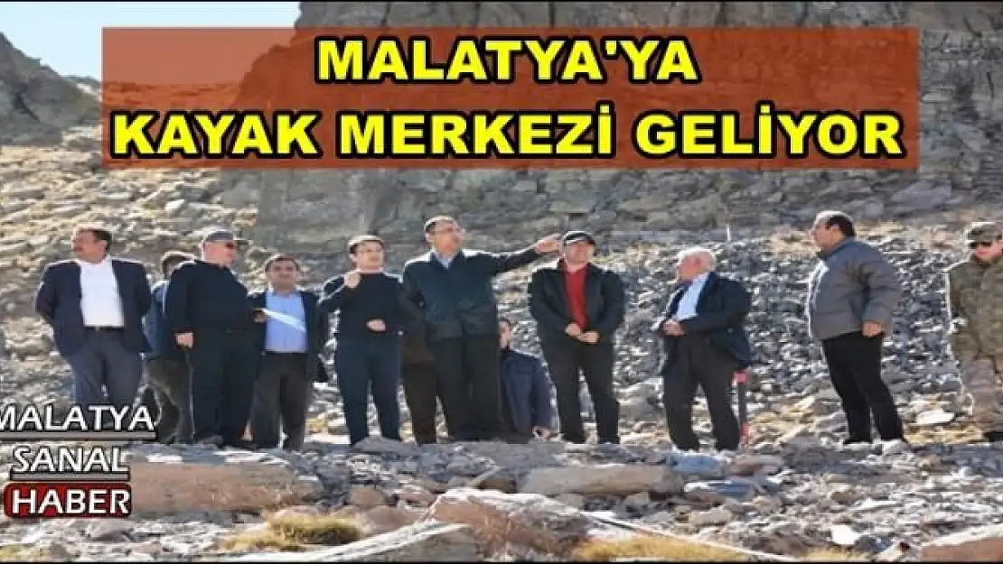 MALATYA'YA KAYAK MERKEZİ GELİYOR