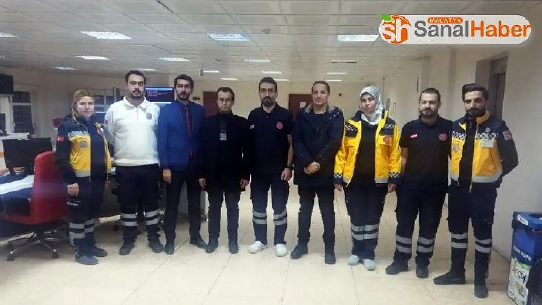Malatya'da 112 çalışanları deprem anında görev yerlerini terk etmedi