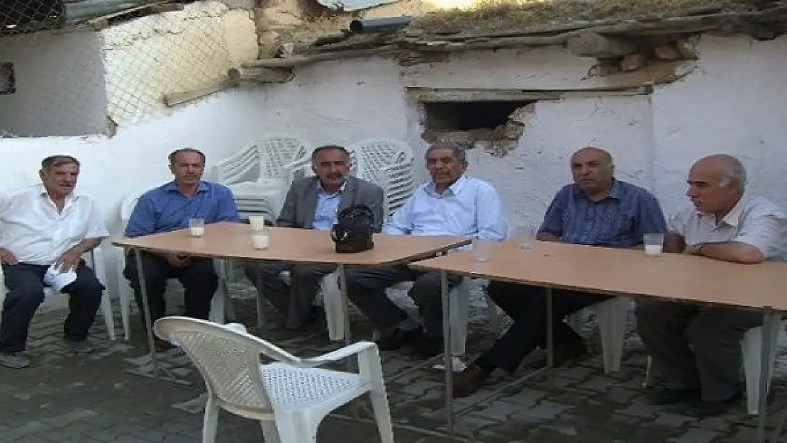 Evi Yanan Muhtara Geçmiş Olsun Ziyareti