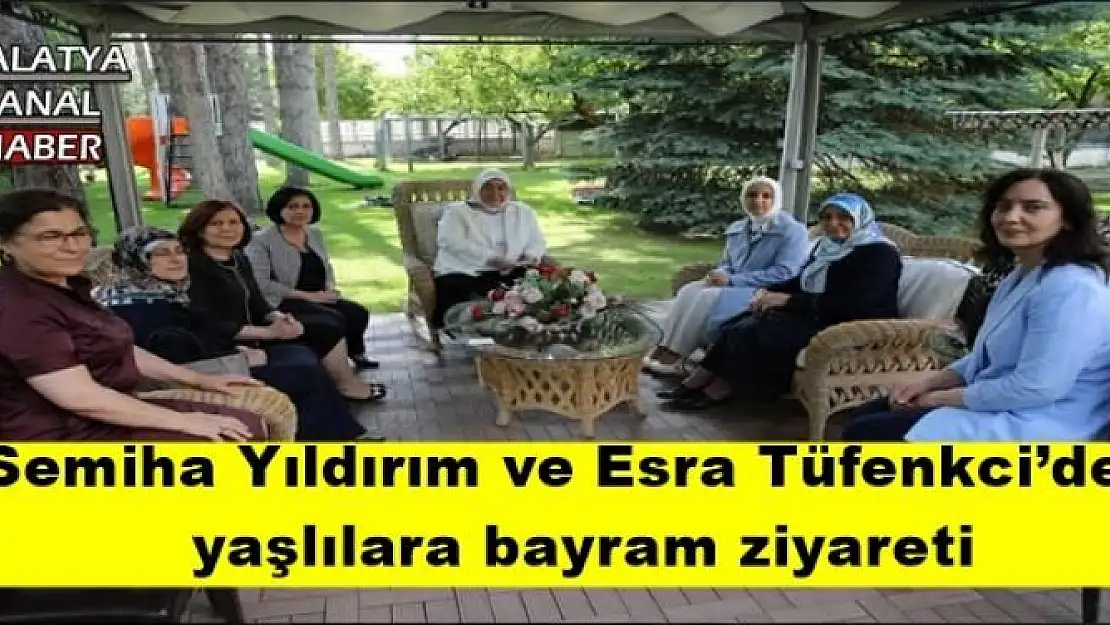 Semiha Yıldırım ve Esra Tüfenkci´den yaşlılara bayram ziyareti