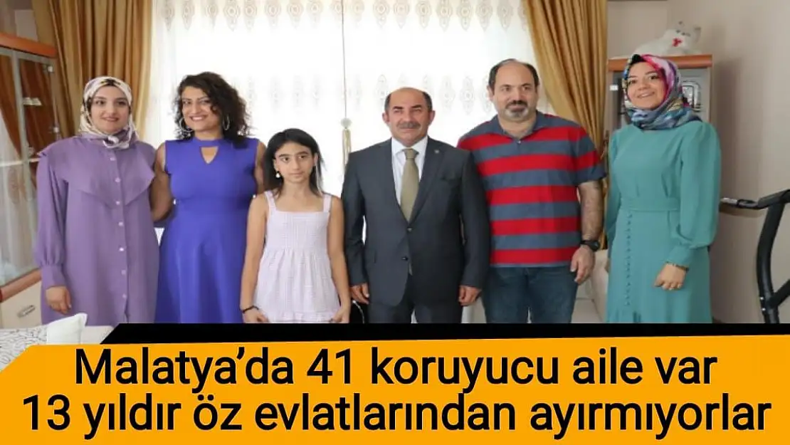 13 yıldır öz evlatlarından ayırmıyorlar