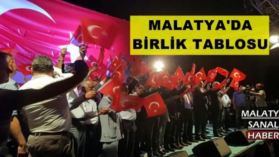 MALATYA'DA  BİRLİK TABLOSU