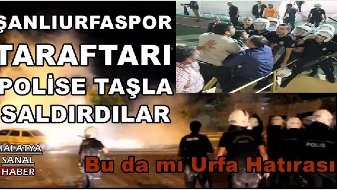 Şanlıurfa'da maçı sonrası ortalık karıştı 