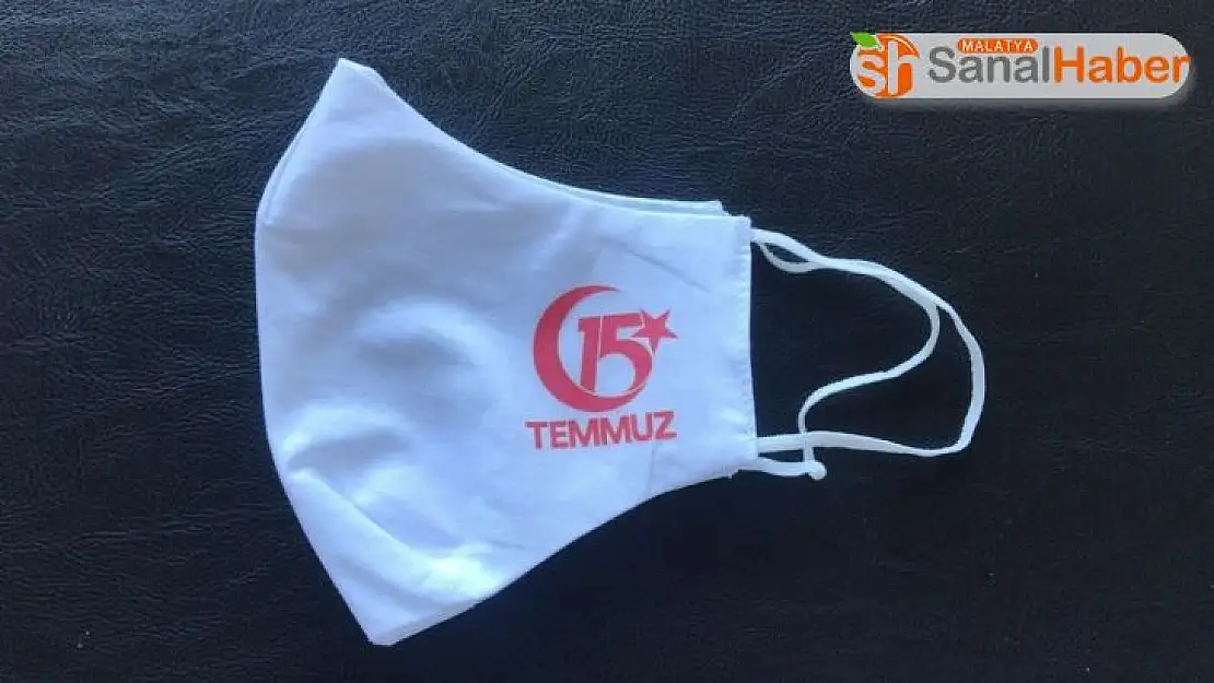 15 Temmuz'a özel 10 bin adet maske ürettiler