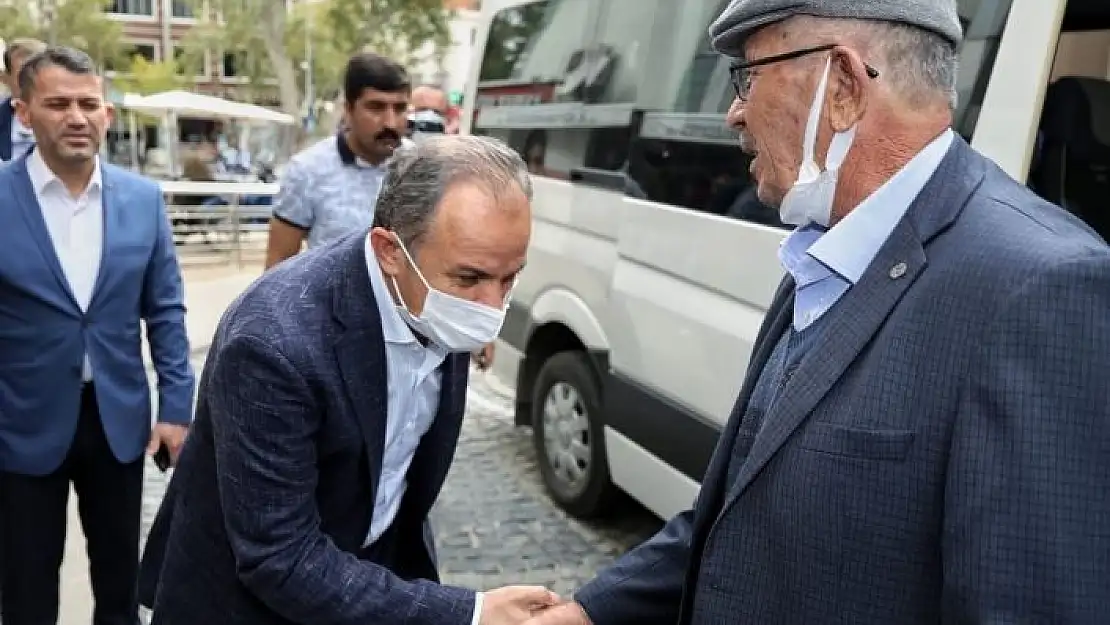 '15 Temmuz kahramanlarının ailelerinden Başkan Kılınç´a ziyaret'