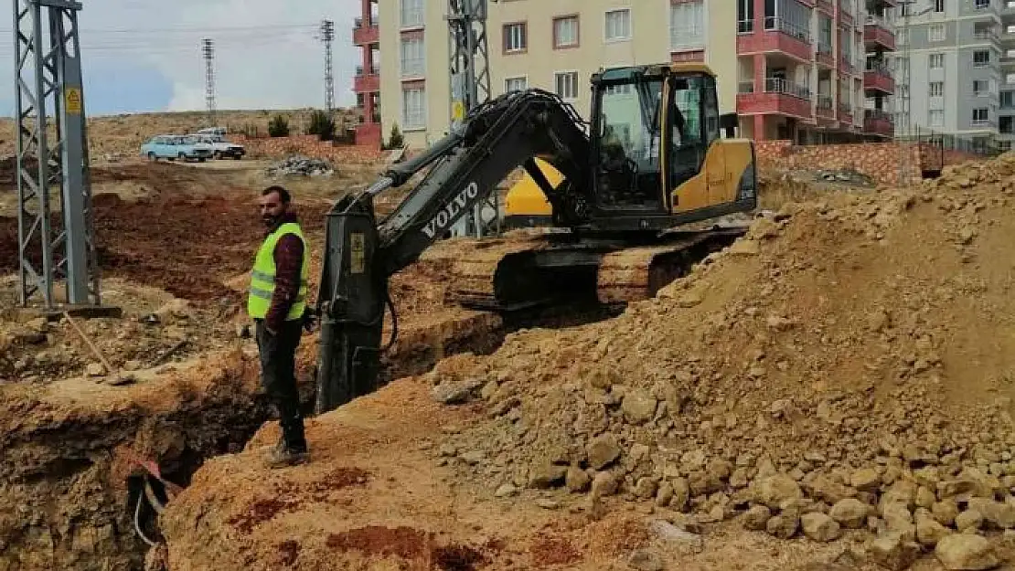 '15 Temmuz Şehitler Mahallesinde alt yapı çalışması'
