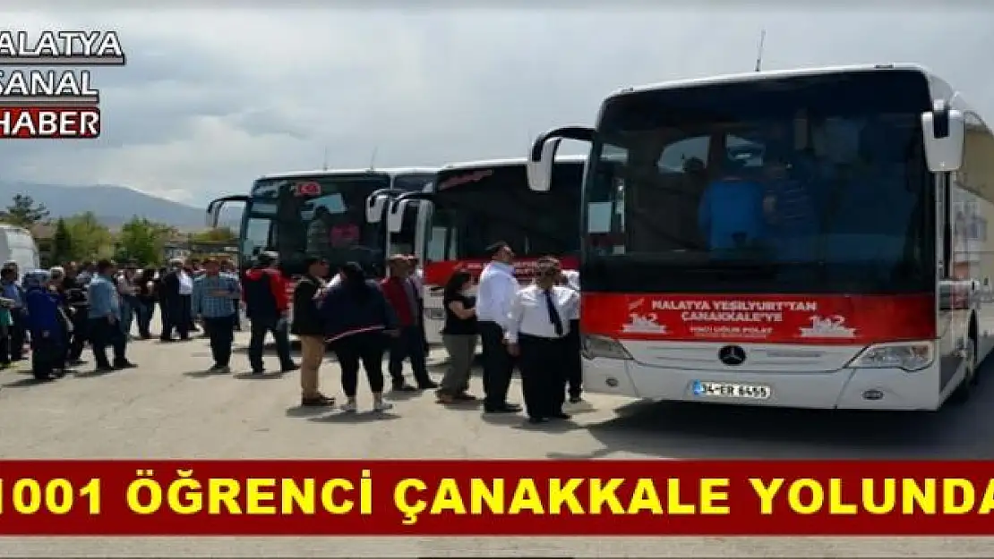 MALATYA'DA 1001 ÖĞRENCİ ÇANAKKALE YOLUNDA