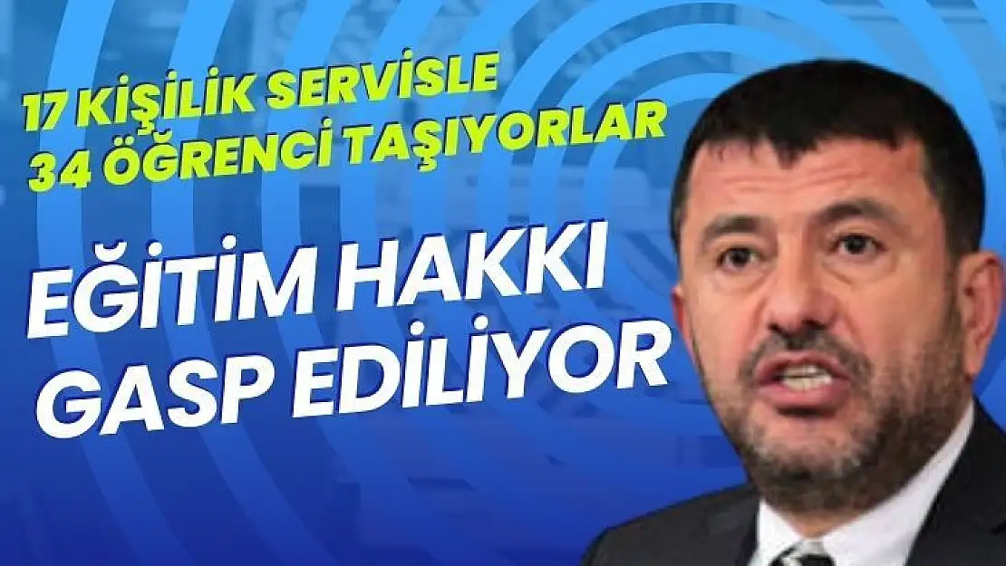 17 Kişilik Servisle 34 Öğrenci Taşıyorlar