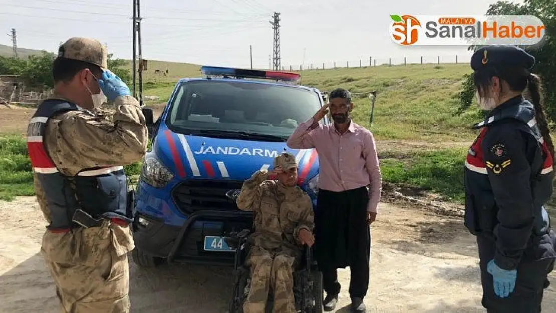 17 yaşındaki İbrahim'in hayalini jandarma gerçekleştirdi