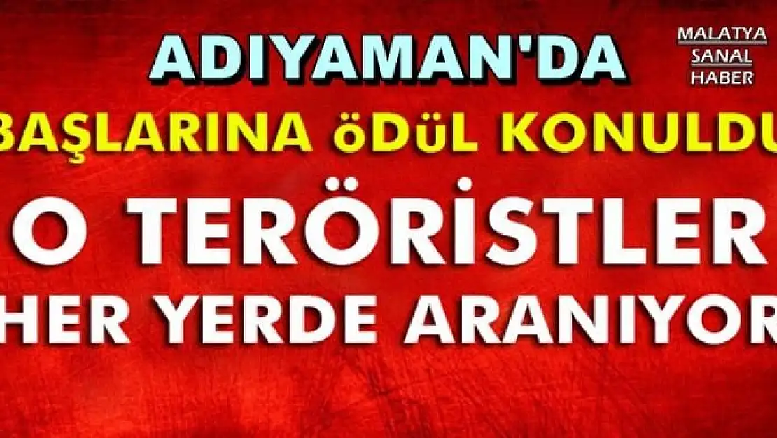 Adıyaman kırsalındaki teröristlerin listesi yayınlandı