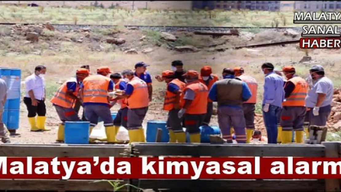 Malatya´da kimyasal alarmı 