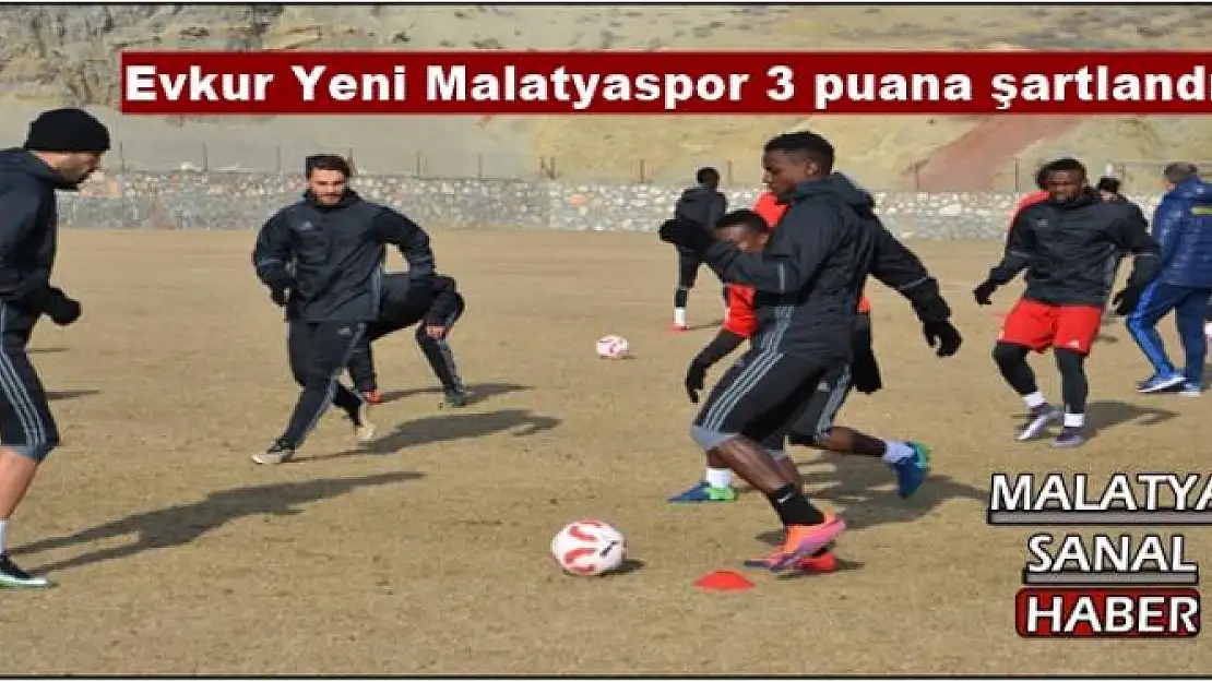Evkur Yeni Malatyaspor 3 puana şartlandı