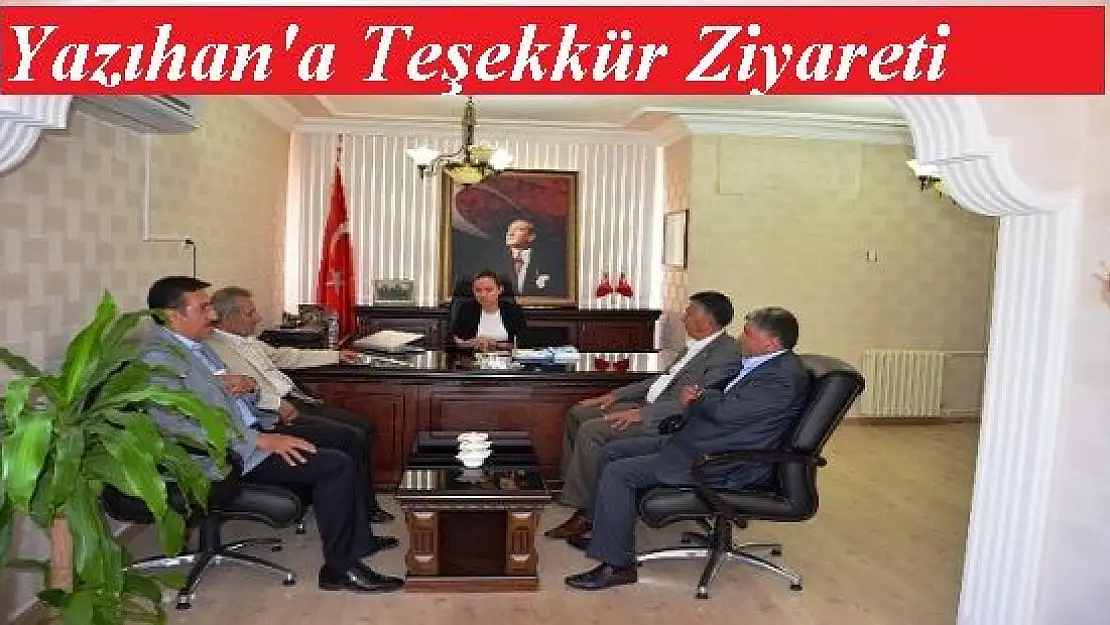 AK PARTİ'DEN YAZIHAN'A TEŞEKKÜR ZİYARETİ