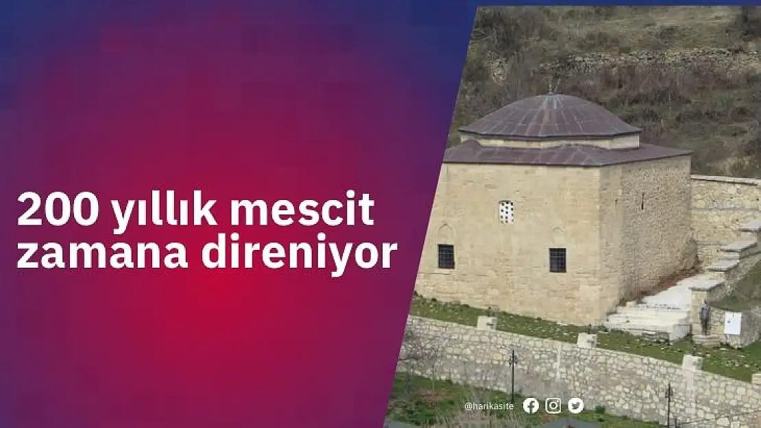 200 yıllık mescit zamana direniyor