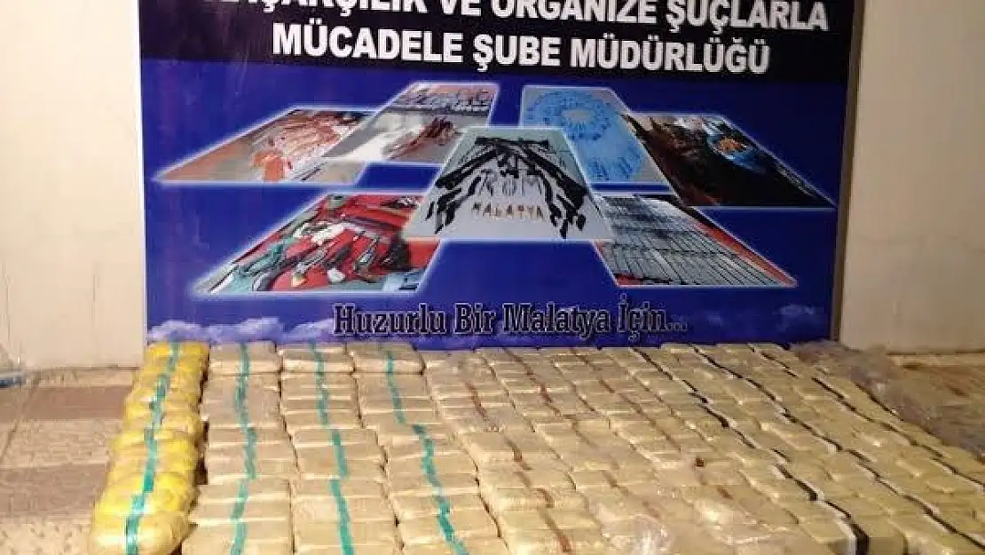 MALATYA´DA 93 KİLO UYUŞTURUCU MADDE ELE GEÇİRİLDİ
