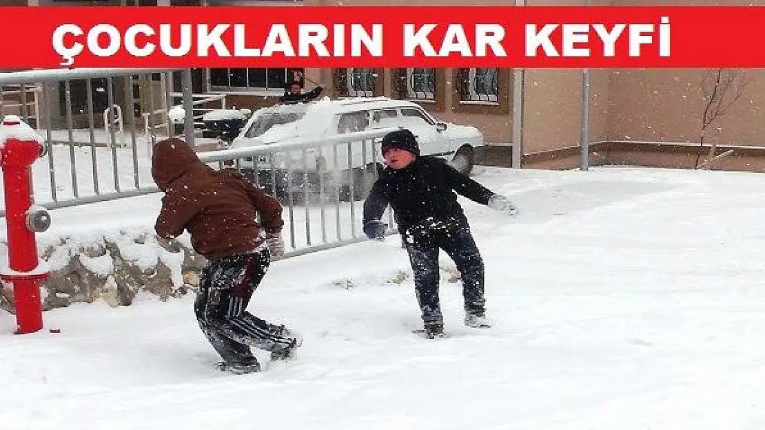 MALATYA'DA KAR TATİLİ 
