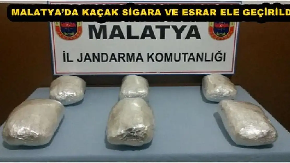 MALATYA´DA KAÇAKLIK OPERASYONU