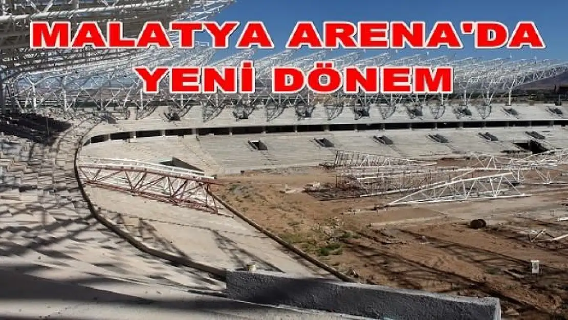 MALATYA ARENA´DA İHALEYİ ALAN FİRMAYA YER TESLİMİ YAPILDI