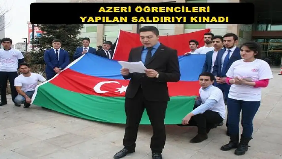 AZERİ ÖĞRENCİLERDEN KATLİAM SERGİSİ