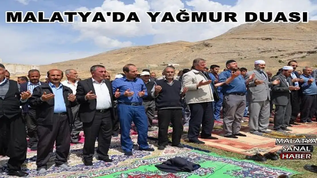 VATANDAŞLAR YAĞMUR DUASINA ÇIKTI