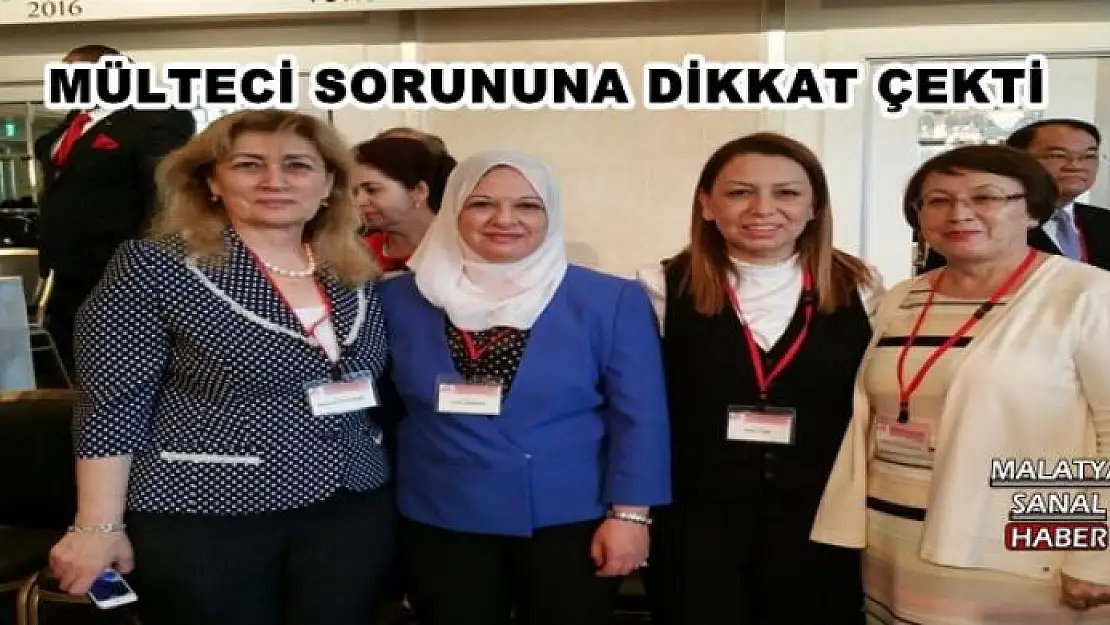  ÇALIK TOKYO´DA MÜLTECİ SORUNUNA DİKKAT ÇEKTİ