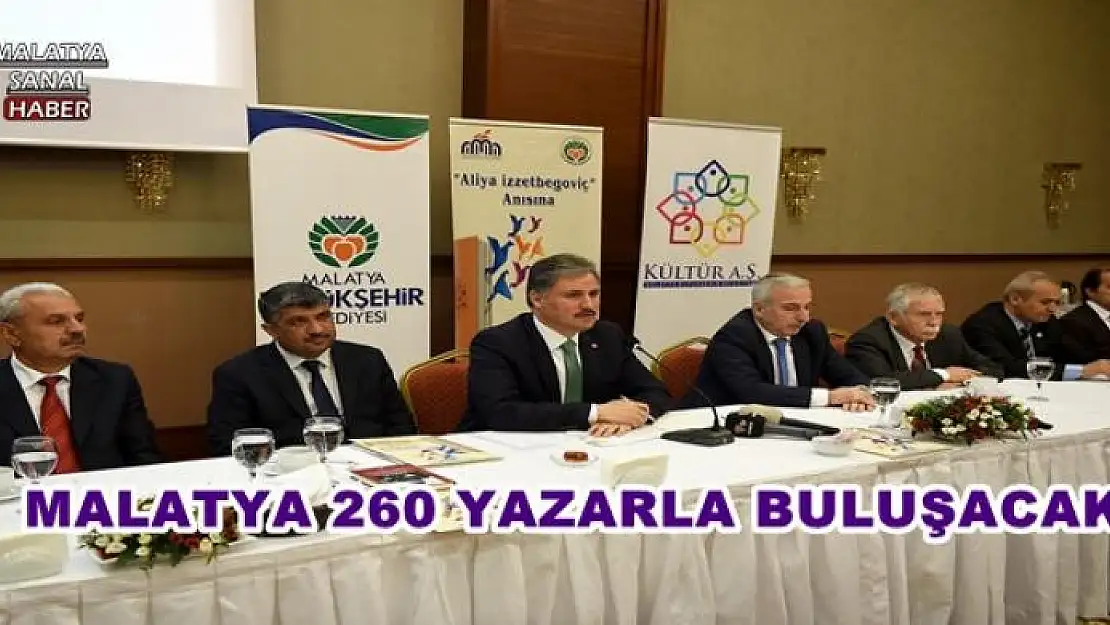 MALATYA 260 YAZARLA BULUŞACAK