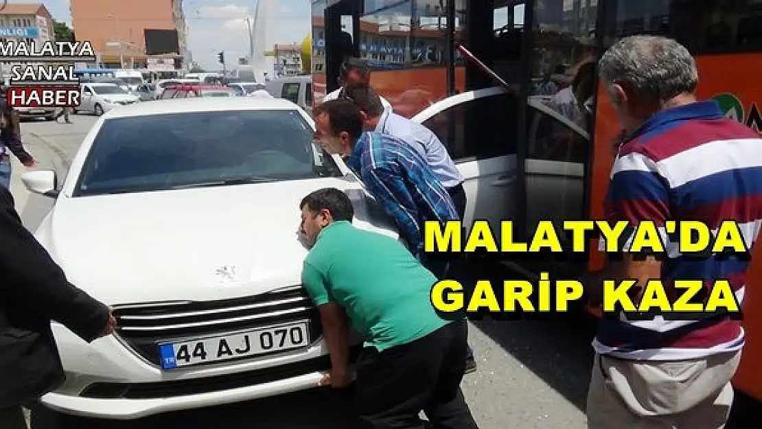 MALATYA'DA GARİP KAZA