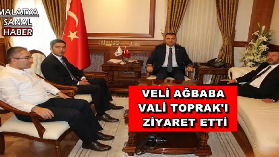 VELİ AĞBABA VALİ TOPRAK'I ZİYARET 