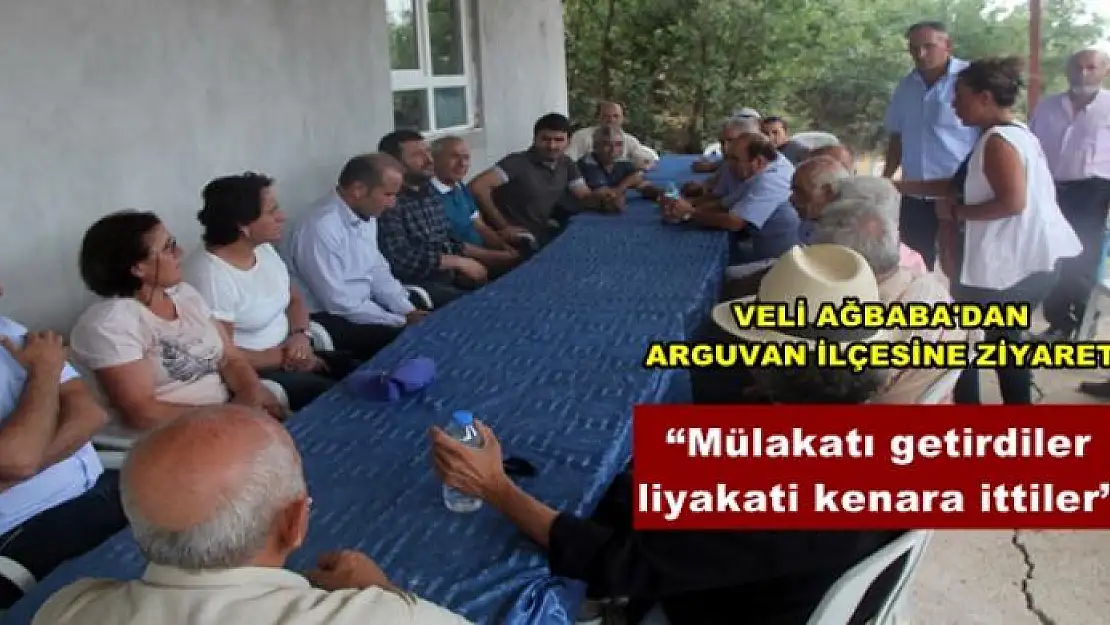 VELİ AĞBABA'DAN  ARGUVAN İLÇESİNE ZİYARET 