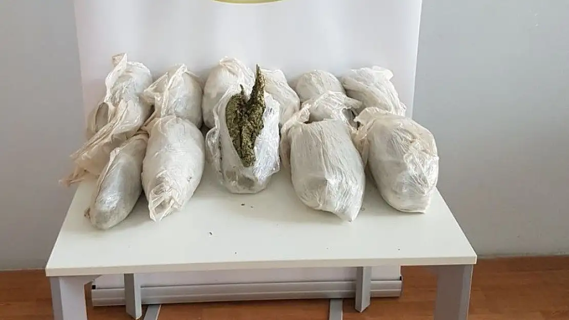 'Elazığ´da 8 kilogram esrar ele geçirildi'