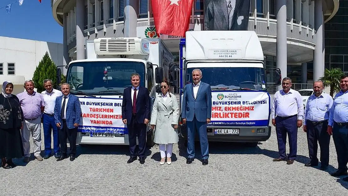 Büyükşehirden savaş mağduru Türkmenlere bayram hediyesi