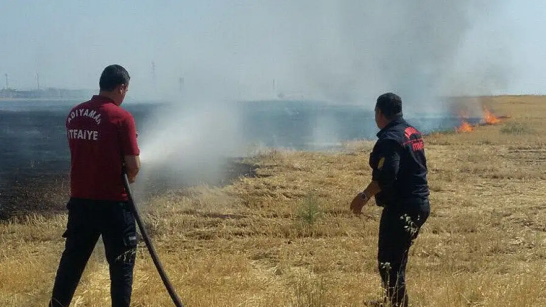 'Kampüs alanı arkasında yangın'