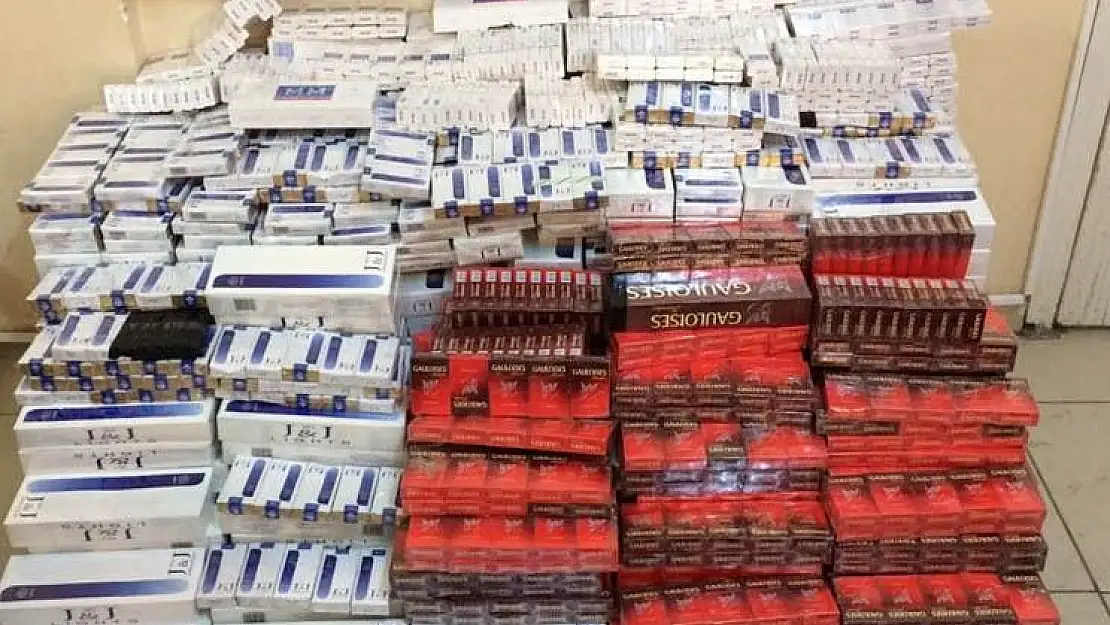 'Adıyaman´da 6 bin 115 paket kaçak sigara ele geçirildi'