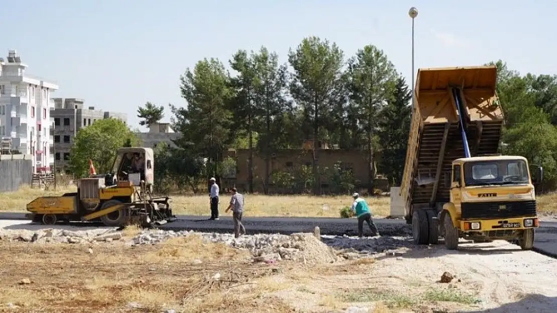 'Adıyaman´da asfalt çalışmaları'